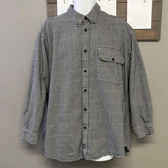 ORVIS Plaid Men’s Button Down Cotton Long Sleeve Shirt with Collar & Pocket- XL - Picture 1 of 16